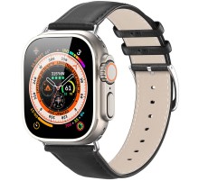 Ремінець Dux Ducis Leather Strap Classic для Apple Watch 38/40/41/42mm(ser.10) Black