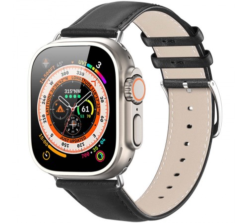 Ремінець Dux Ducis Leather Strap Classic для Apple Watch 38/40/41/42mm(ser.10) Black Ремінець Dux Ducis Leather Strap Classic для Apple Watch 38/40/41/42mm(ser.10) Black