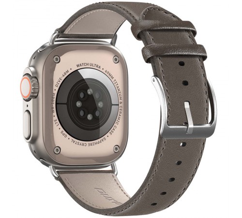 Ремінець Dux Ducis Leather Strap Classic для Apple Watch 38/40/41/42mm(ser.10) Grey Ремінець Dux Ducis Leather Strap Classic для Apple Watch 38/40/41/42mm(ser.10) Grey