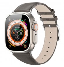 Ремінець Dux Ducis Leather Strap Classic для Apple Watch 38/40/41/42mm(ser.10) Grey