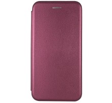 Шкіряний чохол-книжка Classy для Apple iPhone 12 Pro / 12 (6.1") Бордовий