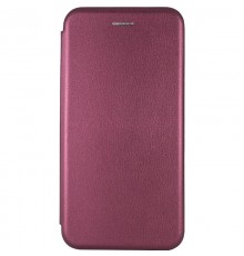 Шкіряний чохол-книжка Classy для Apple iPhone 13 (6.1") Бордовий