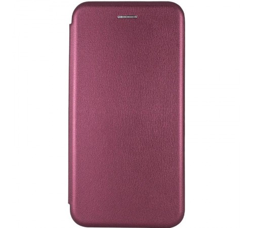 Шкіряний чохол-книжка Classy для Apple iPhone 13 (6.1") Бордовий