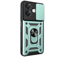 Ударостійкий чохол Camshield Serge Ring для Oppo A3 4G / A3x 4G/ A40m Зелений