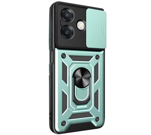 Ударостійкий чохол Camshield Serge Ring для Oppo A3 4G / A3x 4G/ A40m Зелений