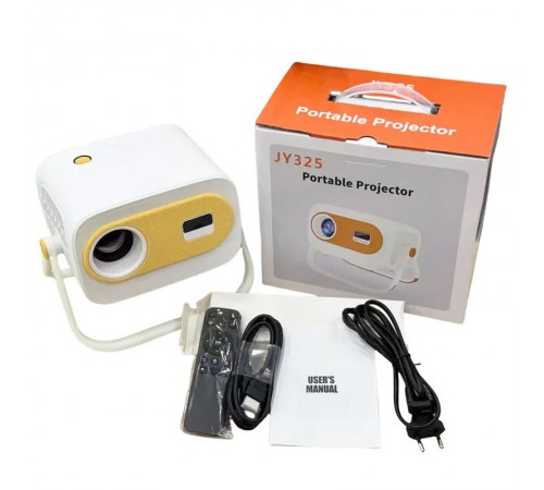 Проектор 4k Android JY325 White / Orange