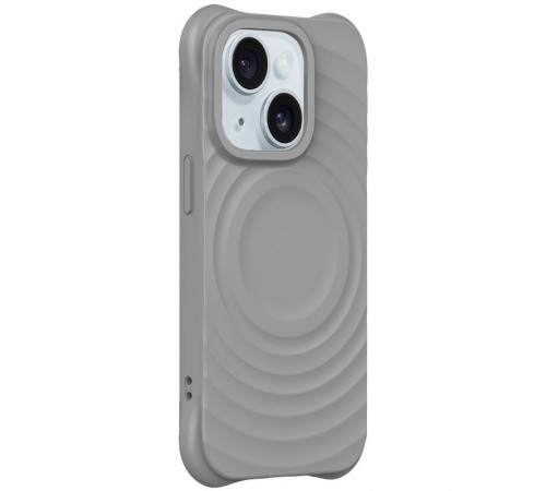 Чохол TPU Orbit with MagSafe для Apple iPhone 15 (6.1") Dark Grey