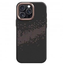 TPU чохол Monzo (MagFit) для Apple iPhone 15 Pro Max (6.7") Titanium gold