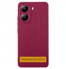 Чохол Silicone Cover Lakshmi Full Camera (AA) для Xiaomi 14T Pro Бордовий / Marsala
