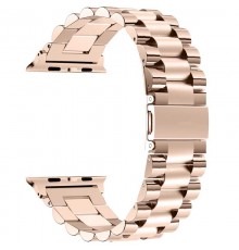 Ремінець Steel Elegance для Apple Watch 38/40/41/42mm(ser.10) Rose Gold