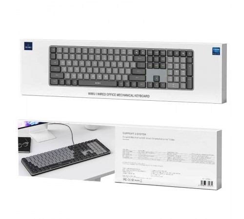 Провідна клавіатура WIWU KB-01 Wired Keyboard for laptop Black Провідна клавіатура WIWU KB-01 Wired Keyboard for laptop Black