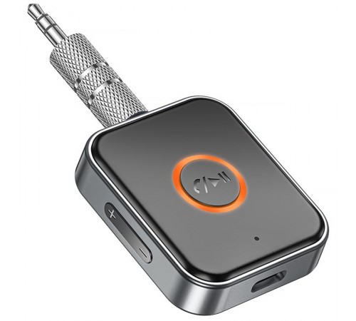 Bluetooth AUX аудіо ресивер/трансмітер Borofone BC55 Suave Black
