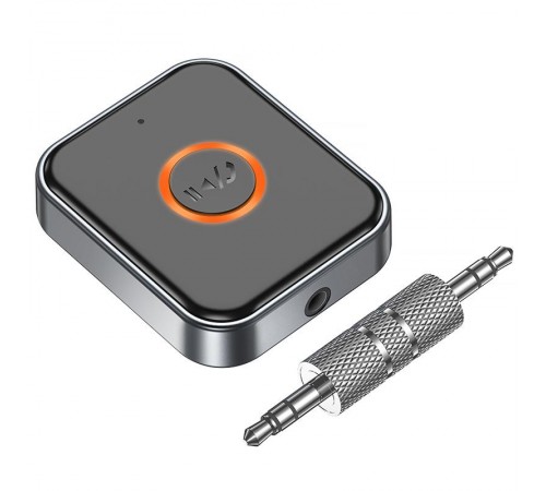 Bluetooth AUX аудіо ресивер/трансмітер Borofone BC55 Suave Black