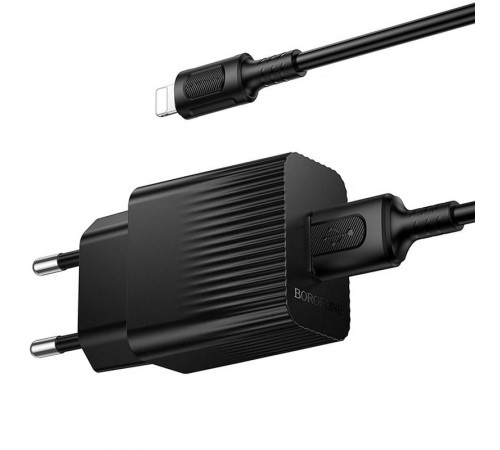 МЗП Borofone BAS71A Source 10.5W (1USB-A) + кабель USB to Lightning Black МЗП Borofone BAS71A Source 10.5W (1USB-A) + кабель USB to Lightning Black