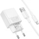 МЗП Borofone BAS71A Source 10.5W (1USB-A) + кабель USB to MicroUSB White