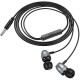 Навушники Borofone BM95 Excepcional universal with microphone (3.5mm/1.2m) Metal gray