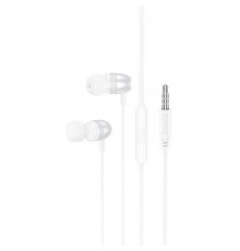 Навушники Borofone BM95 Excepcional universal with microphone (3.5mm/1.2m) Silver