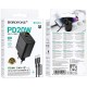 МЗП Borofone BA96A Ilustre with digital display PD20W+QC3.0 (1USB-A/1C) + кабель Type-C to Type-C Black