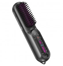Гребінець-випрямляч Hoco HP45 Heating straight hair comb Gray