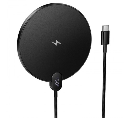 БЗП Hoco CW62 Peak with digital display and cable 15W Black БЗП Hoco CW62 Peak with digital display and cable 15W Black