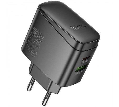 МЗП Hoco CS63A Bright PD65W (1USB-A/1C) Black МЗП Hoco CS63A Bright PD65W (1USB-A/1C) Black