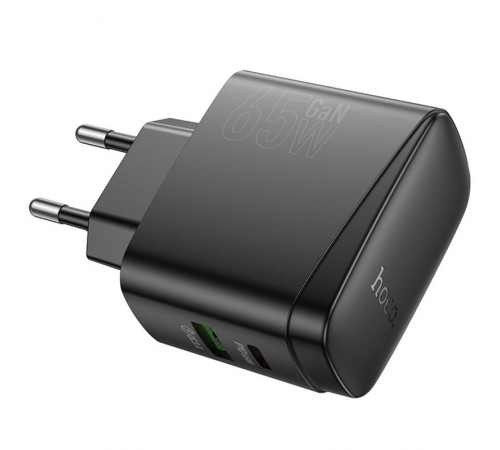 МЗП Hoco CS63A Bright PD65W (1USB-A/1C) Black МЗП Hoco CS63A Bright PD65W (1USB-A/1C) Black