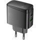 МЗП Hoco CS63A Bright PD65W (1USB-A/1C) Black