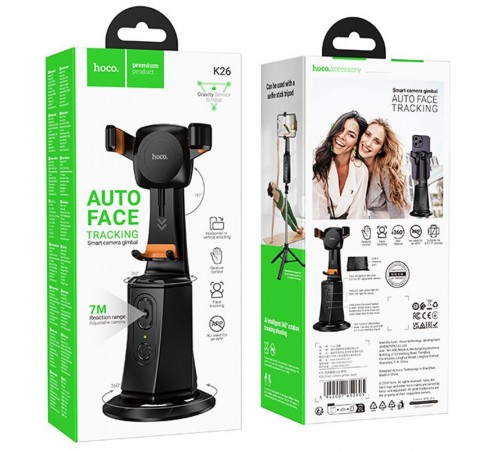 Стабілізатор з трекером руху Hoco K26 Smart Black Стабілізатор з трекером руху Hoco K26 Smart Black