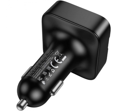 АЗП FM модулятор Hoco E87 Delta 35W (1USB-A/1C) Black АЗП FM модулятор Hoco E87 Delta 35W (1USB-A/1C) Black
