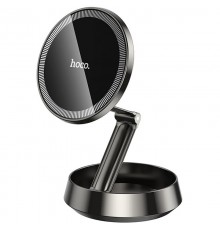 Автотримач Hoco H83 Metal ring magnetic (center console) Metal grey