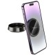 Автотримач Hoco H83 Metal ring magnetic (center console) Metal grey