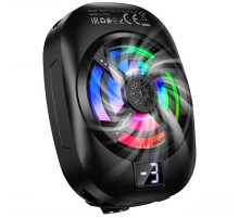 Охолоджуючий кулер для мобільного телефону Hoco GM76 Blue diamond Black