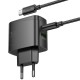 МЗП Hoco CS63A Bright PD65W (1USB-A/1C) + кабель Type-C to Type-C Black