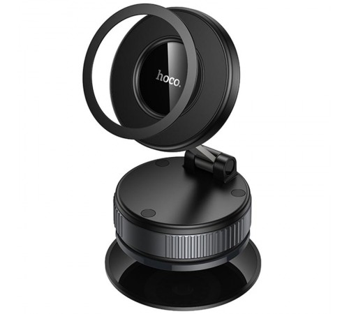 Автотримач Hoco H86 Dragon manual suction cup magnetic (universal) Black / Metal gray Автотримач Hoco H86 Dragon manual suction cup magnetic (universal) Black / Metal gray