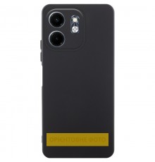 Чохол TPU GETMAN Liquid Silk Full Camera для Xiaomi Redmi A5 / Poco C71 Чорний / Black