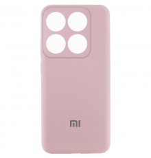 Чохол Silicone Cover Lakshmi Full Camera (AAA) with Logo для Xiaomi 14T Pro Рожевий / Pink Sand