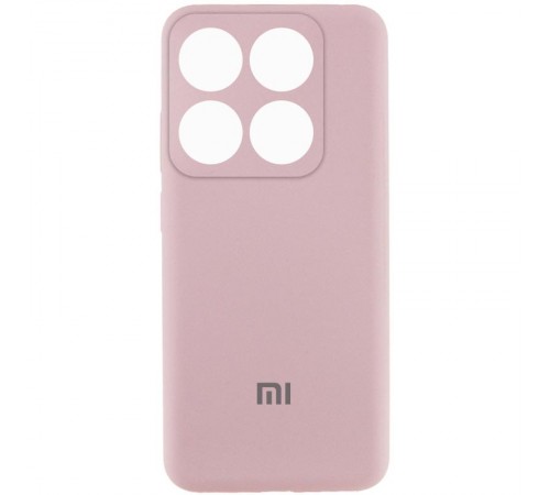 Чохол Silicone Cover Lakshmi Full Camera (AAA) with Logo для Xiaomi 14T Pro Рожевий / Pink Sand