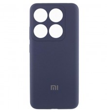 Чохол Silicone Cover Lakshmi Full Camera (AAA) with Logo для Xiaomi 14T Pro Темно-синій / Midnight blue