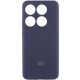Чохол Silicone Cover Lakshmi Full Camera (AAA) with Logo для Xiaomi 14T Pro Темно-синій / Midnight blue