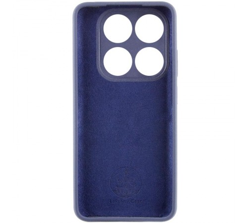 Чохол Silicone Cover Lakshmi Full Camera (AAA) with Logo для Xiaomi 14T Pro Темно-синій / Midnight blue