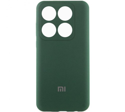 Чохол Silicone Cover Lakshmi Full Camera (AAA) with Logo для Xiaomi 14T Pro Зелений / Cyprus Green