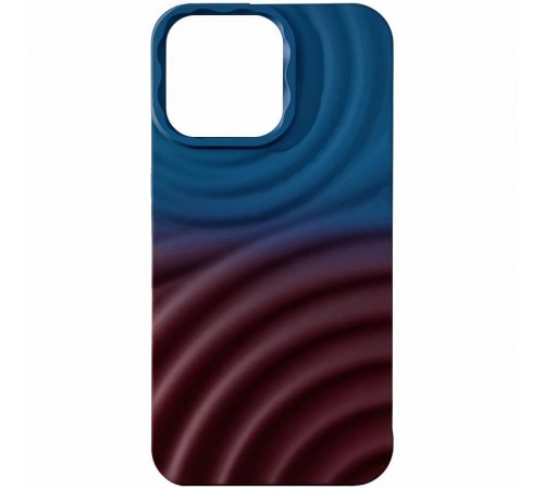 Чохол TPU ColorWave для Apple iPhone 12 Pro / 12 (6.1") Navy Blue / Plum