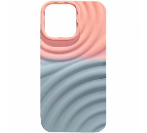 Чохол TPU ColorWave для Apple iPhone 12 Pro / 12 (6.1") Peach / Sky