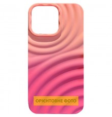 Чохол TPU ColorWave для Apple iPhone 16 (6.1") Peach / Pink