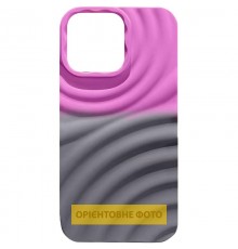 Чохол TPU ColorWave для Apple iPhone 16 (6.1") Purple / Gray