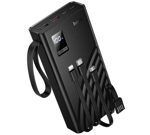 Портативний ЗП Power Bank Hoco J155 Shine 22.5W+PD20W with 4 cables 20000 mAh Black