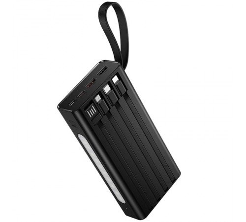 Портативний ЗП Power Bank Hoco J155 Shine 22.5W+PD20W with 4 cables 20000 mAh Black
