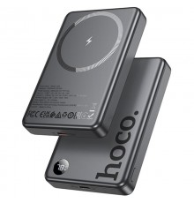 Портативний ЗП Power Bank Hoco Q34 Clever PD20W з БЗП 10000 mAh Metal gray