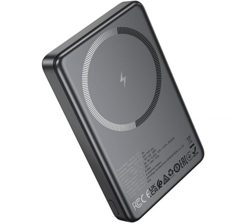 Портативний ЗП Power Bank Hoco Q34 Clever PD20W з БЗП 10000 mAh Metal gray