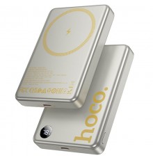 Портативний ЗП Power Bank Hoco Q34 Clever PD20W з БЗП 10000 mAh Titanium gold